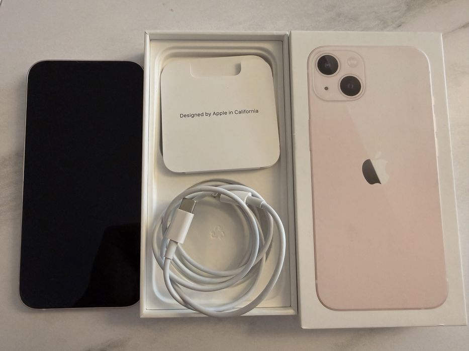 iPhone 13 różowy 128 GB, 81% baterii