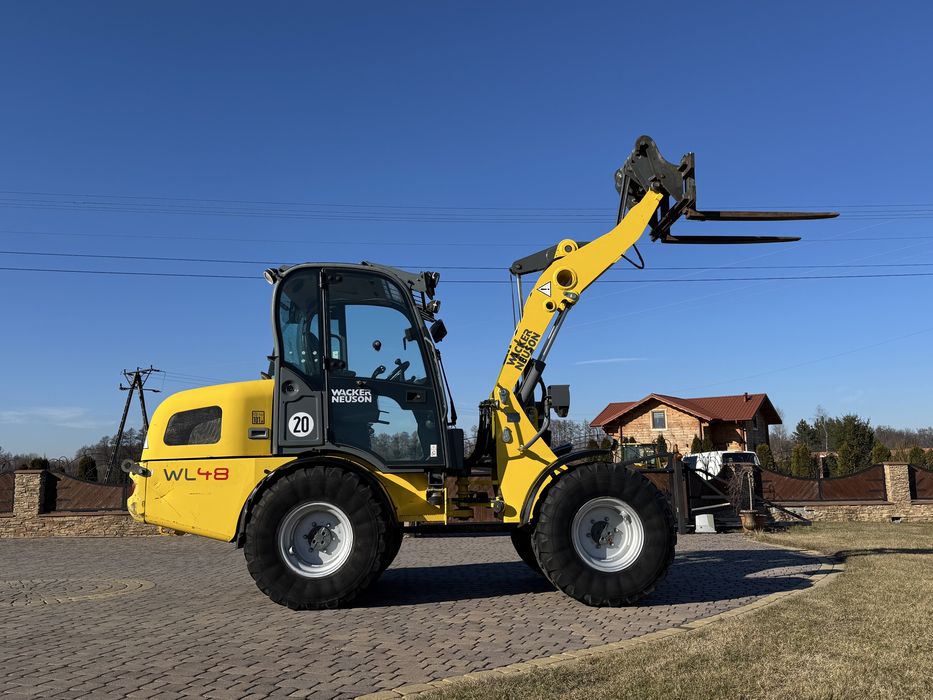 Wacker Neuson WL48 Łyżka + Widły Ładowarka kołowa Faktura Vat