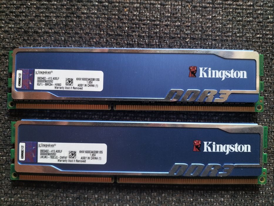 Озу HyperX Blu.DDR 3 2+2 - 4Gb