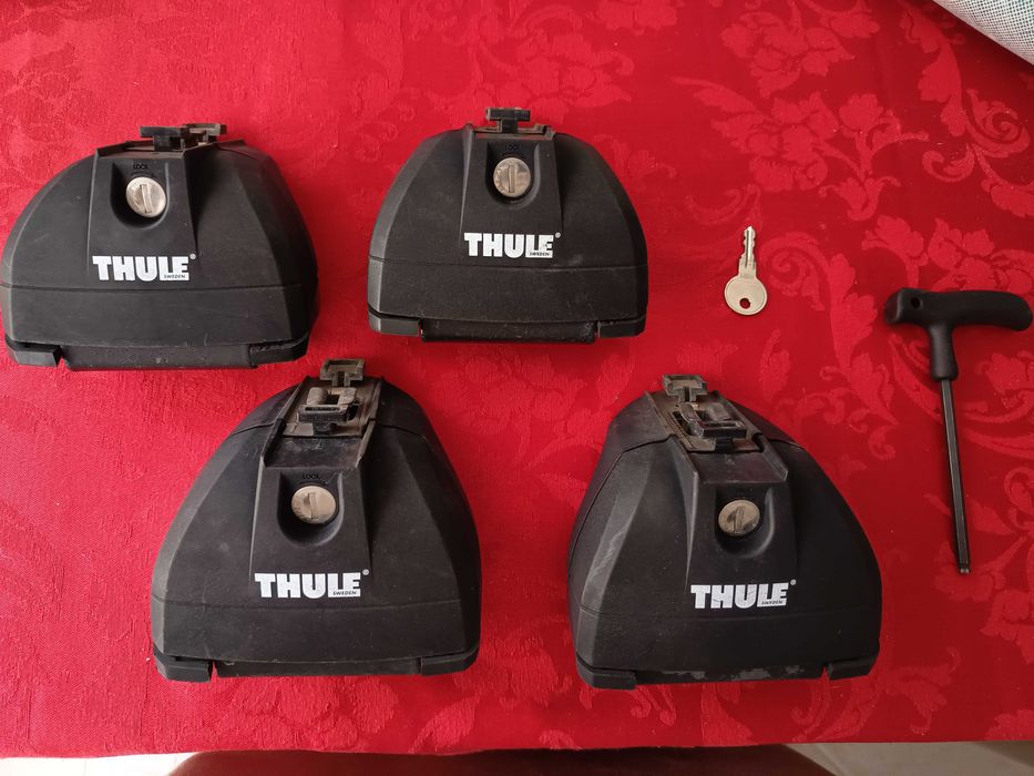 Kit fixação Thule para barras longitudinais