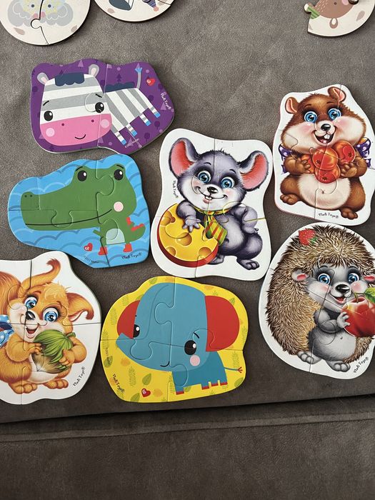 Гра рибалка та пазли вкладишіж