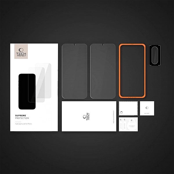 Szkło Hartowane Tech-Protect Supreme Easy Set 3-Pack Galaxy A17/4G / 5