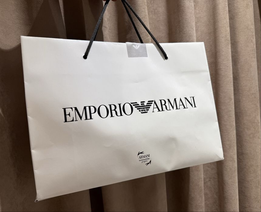 Оригінальна сумка Emporio Armani. Сафянова шкіра. Ідеальна!