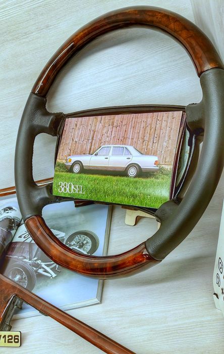 Инкрустация шпонированых вставок в руль