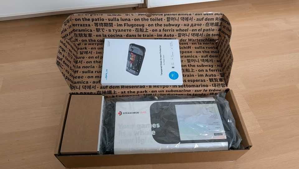 Steam Deck OLED 512GB - Folia na Ekranie + SD 128GB + Etui