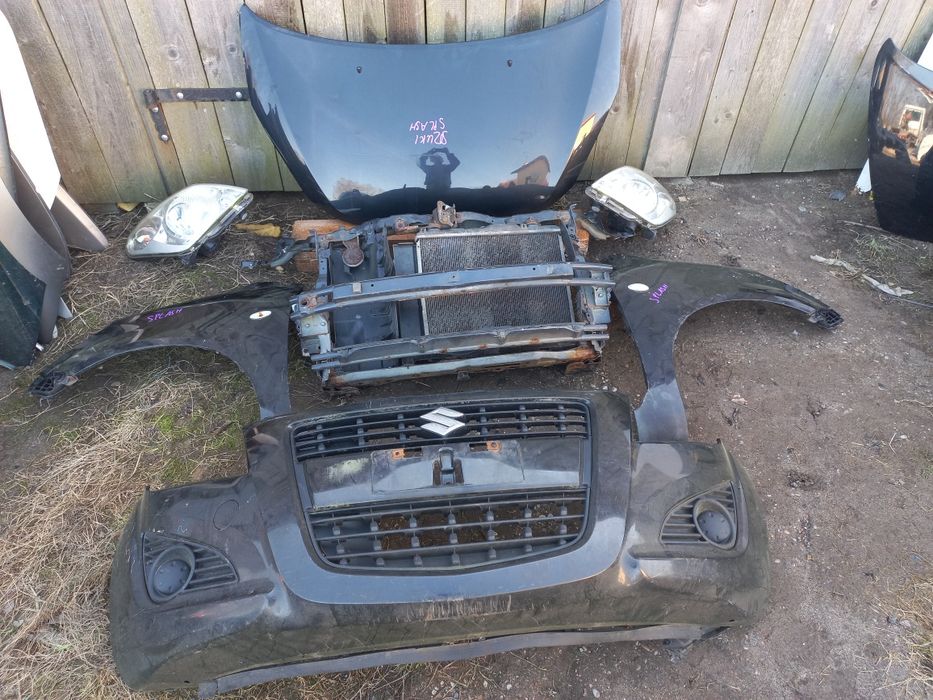 Przód kompletny suzuki splash lift maska zderzak pas przedni chłodnice