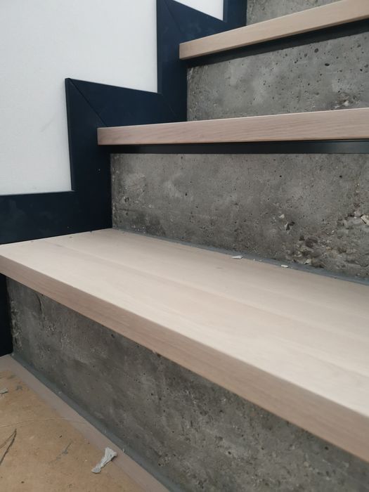 Schody, trepy, stopnie, nakładki Dąb, Dąb bielony, Jesion