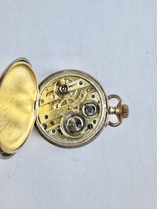 Карманные часы серебро