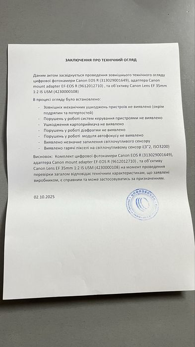 Фотоапарат Canon R