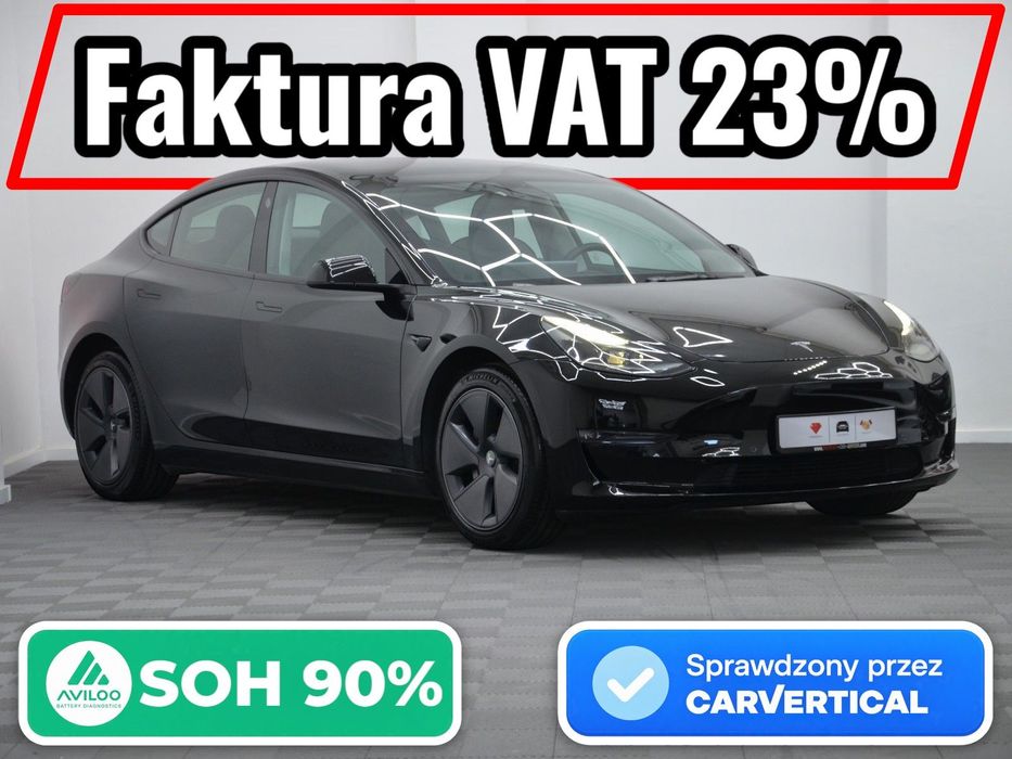 Tesla Model 3 Model 3 Long Range AWD MY2023 Ryzen MatrixLED Hak Faktura VAT 23%