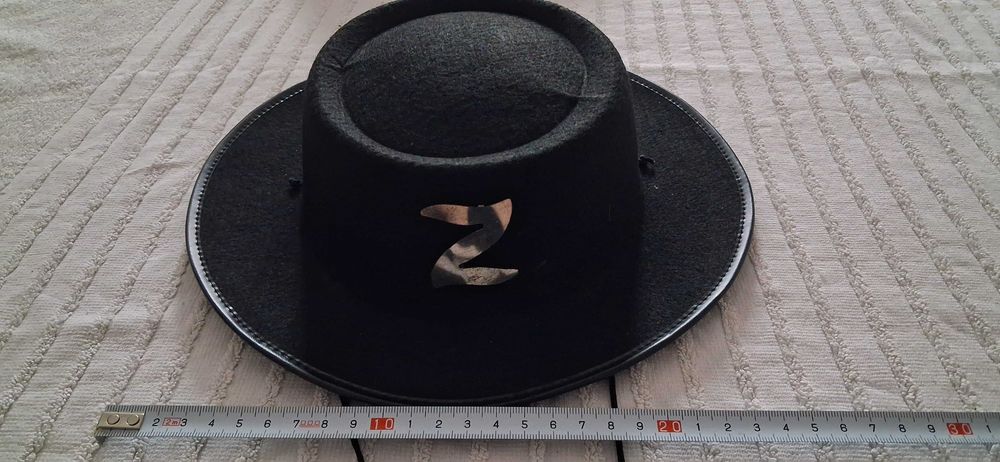 Kapelusz dziecięcy, czapka Zorro  Karnawał, zabawa, bal przebieranców