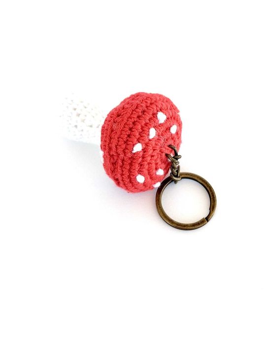 Porta-chaves Amigurumi