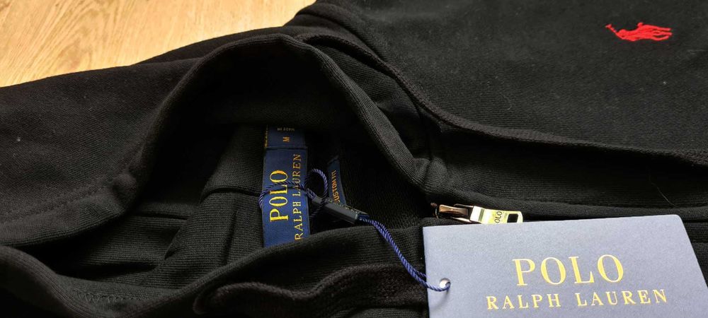 Hoodie com fecho Preto Polo Ralph Lauren