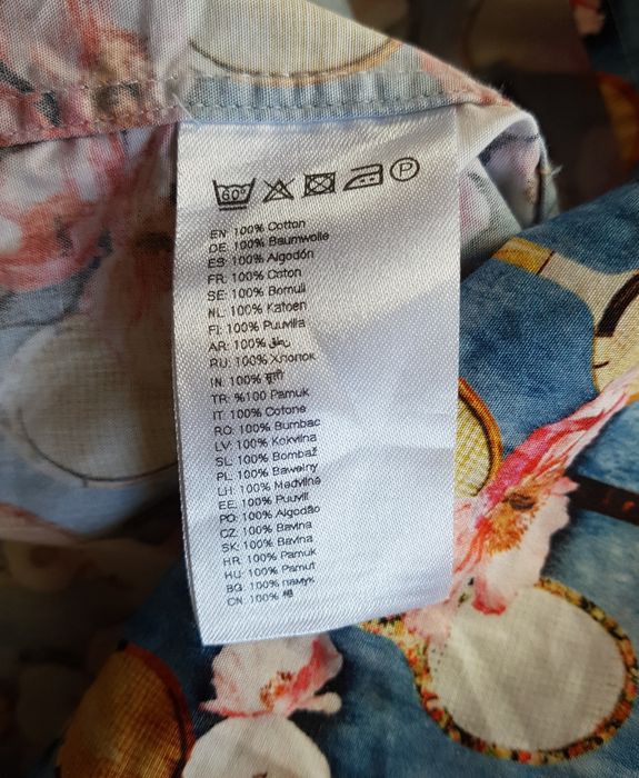 Eton сорочка slim fit оригінал S flower print