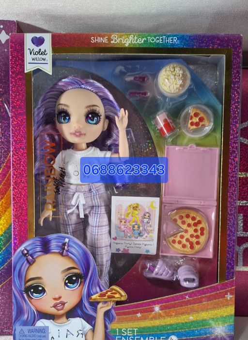 Кукла Rainbow High Violet серии Junior High PJ Party Виолетта 503705
