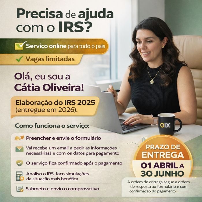 Preenchimento e Entrega de IRS 2025 | Ajuda com IRS
