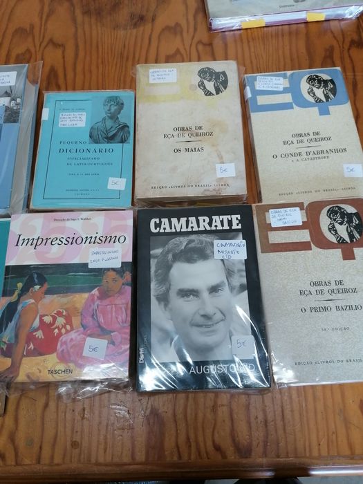 Livros variados como novos