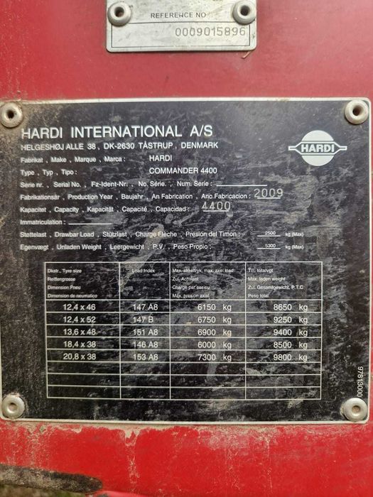 Opryskiwacz HARDI COMMANDER 4400