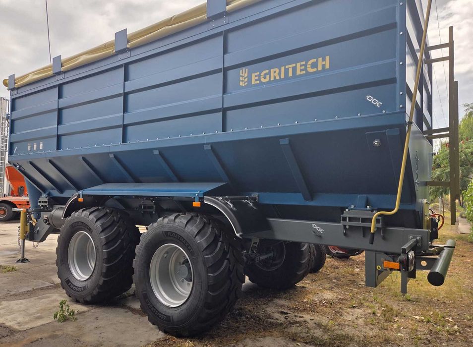 Przyczepa przeładowcza Egritech BNP-30ES22 | Wóz przeładowczy 30 m³ | 22 t AGRIPAK