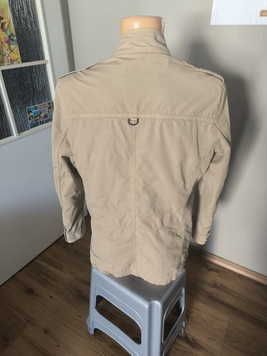Massimo Dutti kurtka męska M beżowa military przejściowa wiosna jesień