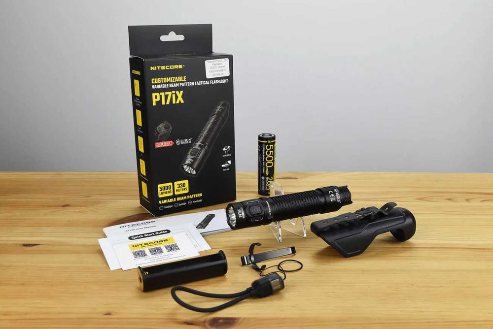 НОВИНКА! Nitecore P17iX Тактичний ліхтар, що фокусується (5000 Люмен 330 Метрів)