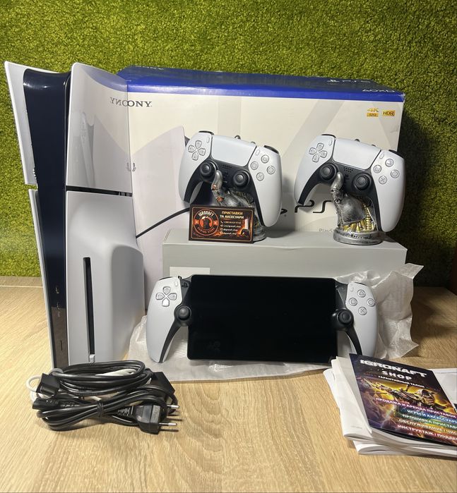 Магазин! Sony PlayStation 5 Slim Blu-ray 1TB White Б/у + DualSense portal