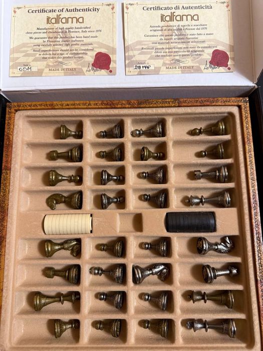 Шахмати Італія, оригінал на 5+