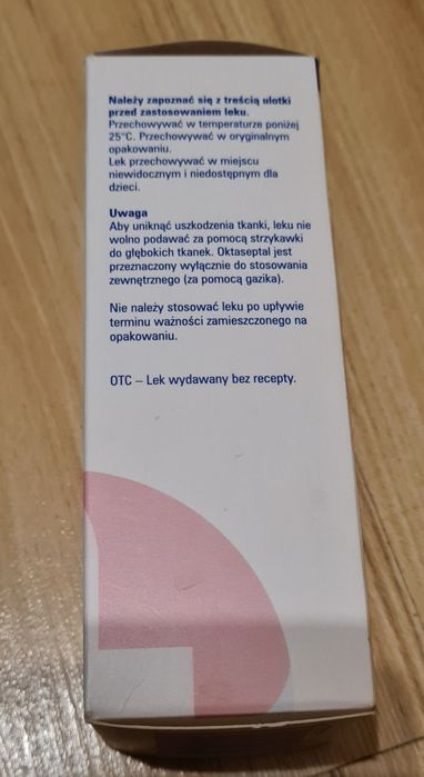Oktaseptal do odkażenia ran i skóry