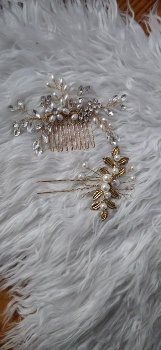 Ślubna ozdoba we włosy