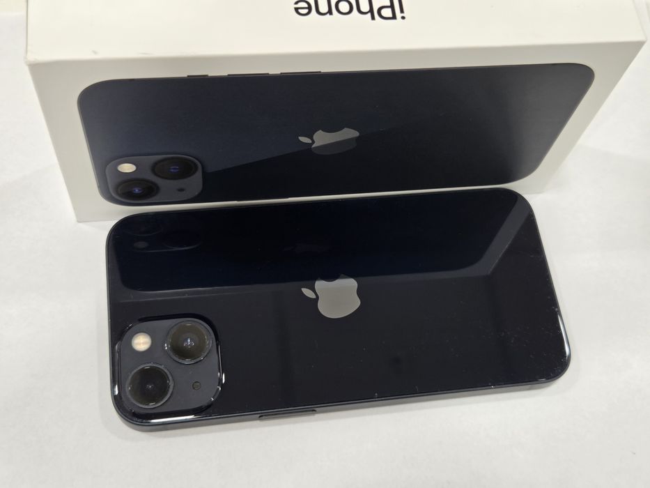 Zadbany Telefon Apple Iphone 13 128GB Czarny Bateria 100% DZIERŻONIÓW