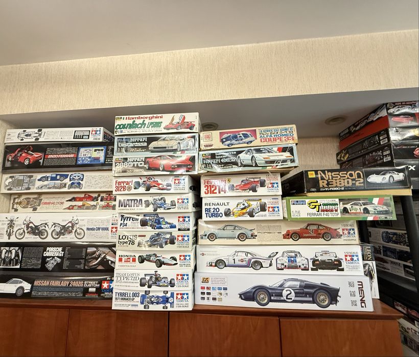 Моделі авто 1/24 / 1/12 / 1/20, Tamiya, Fujimi, Aoshima, Meng