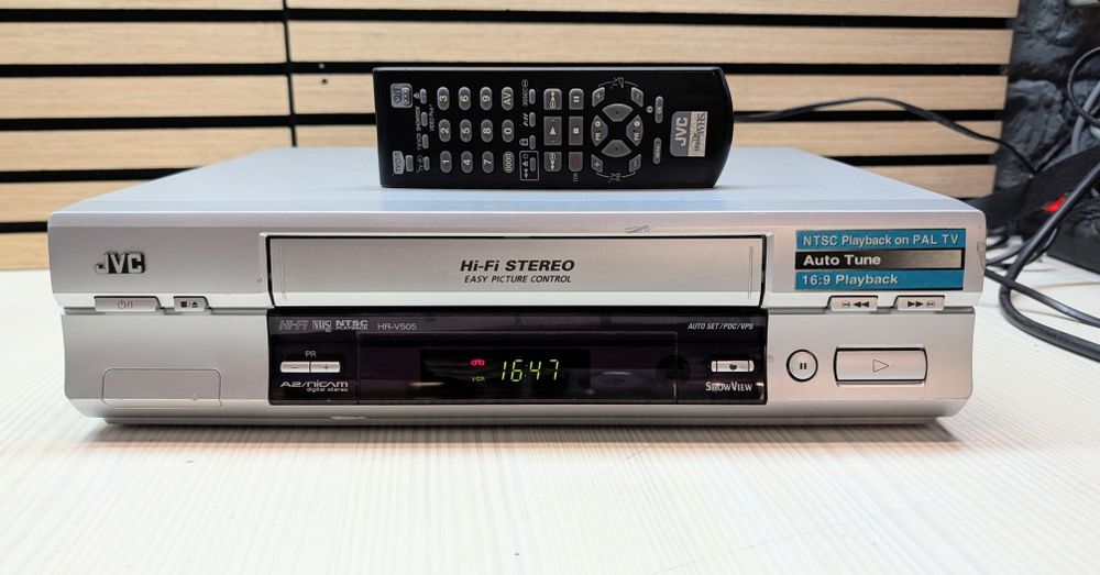 JVC HR-V505 #Magnetowid VHS #6HD #Hi-Fi Stereo #DAT #Pilot
