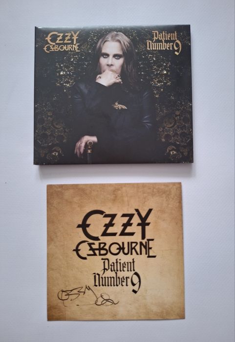 OZZY OSBOURNE Patient Number 9 CD oryginalny AUTOGRAF Black