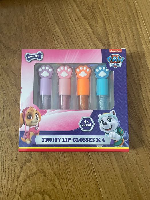 Owocowe błyszczyki do ust Psi Patrol Paw Patrol dla dzieci