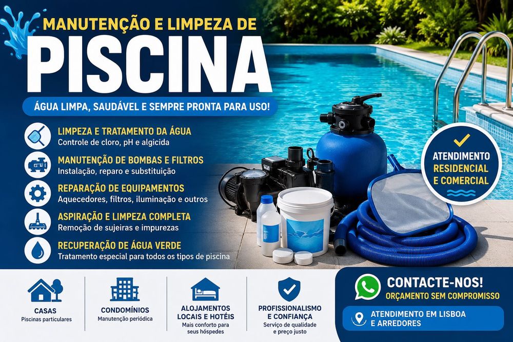 Manutenção e Assistência Técnica para Piscinas