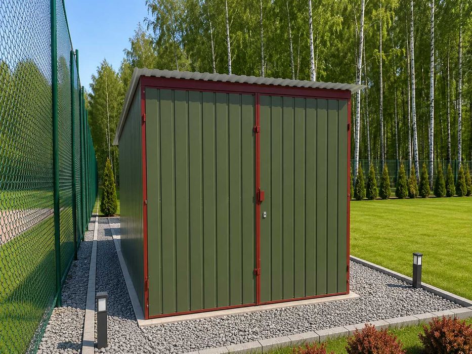 GARAŻ 2x3 I Garaż blaszany I Garaże I Blaszak I Blaszaki I Magazynek I Schowek I Pomieszczenie 2x4 3x3 3x4 I Montaż GRATIS CAŁA POLSKA szybki termin