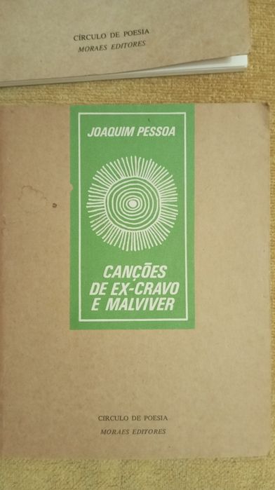 Dois livros raros poesia Joaquim pessoa