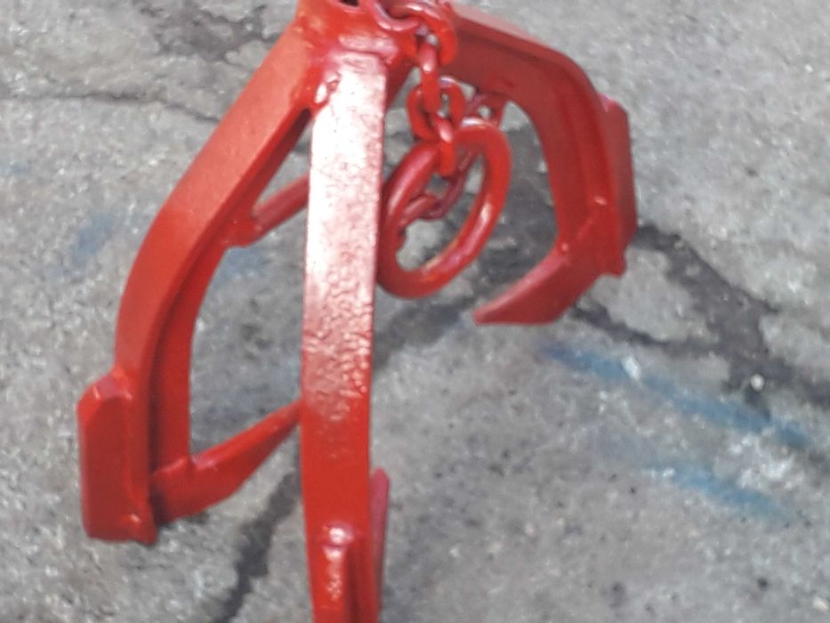 pinça\pega rolos\carregador de madeira