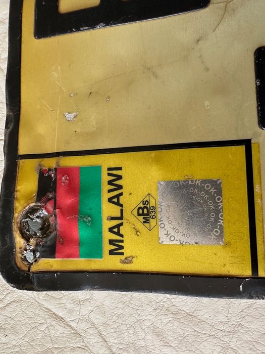 tablica kolekcjonerska z Malawi