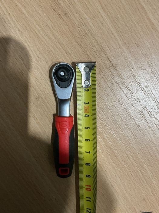 Підсилена мікро трещотка 1/4 антиковзка ручка дуже високоі якості нова