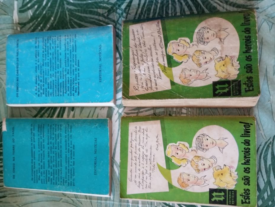 Os Cinco de Enid Blyton edição antiga ev