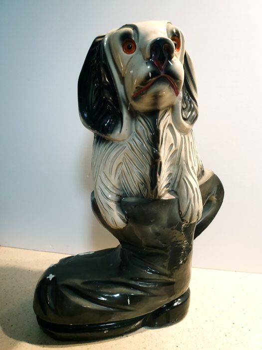 Lindo,  grande mealheiro vintage em cerâmica dos anos 70