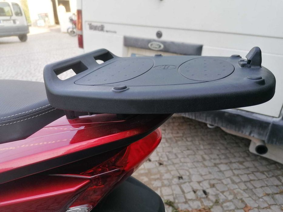 Mala Top Case + Suporte Base para Mota PCX 125CC (sem a fechadura)