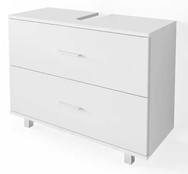 SZAFKA POD UMYWALKĘ biały mat 2 szuflady