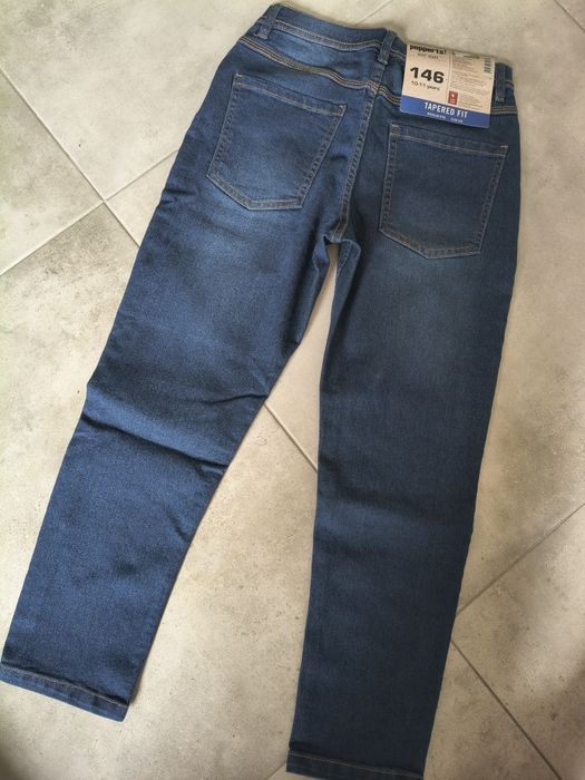 Spodnie jeansy 146 chłopięce