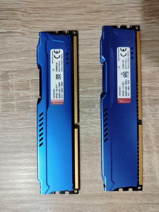 DDR3 hyperX fury 8 GB 1600 MHz Cl10 (2x4gb)