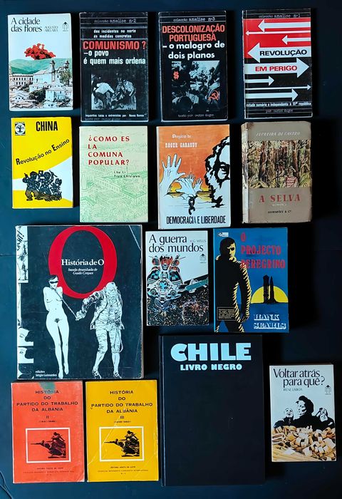 38 livros e revistas, títulos raros, por apenas 99€.