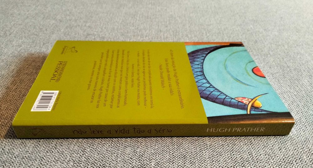 Livro "Não leve a vida tão a sério" de Hugh Prather