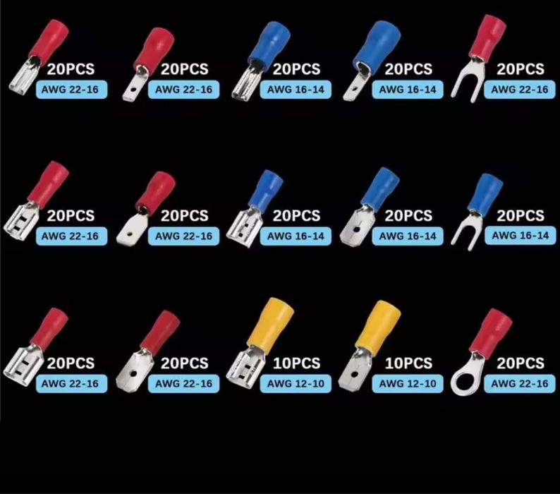 Conjunto de 102 terminais isolados