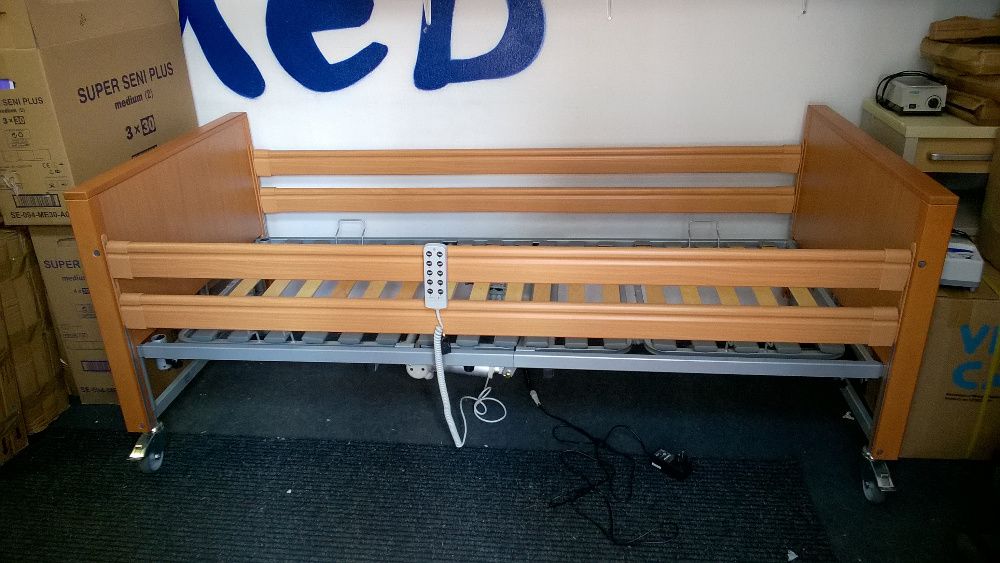 Nowe elektryczne łóżko rehabilitacyjne Elbur PB 331 na pilota Brzeziny ...